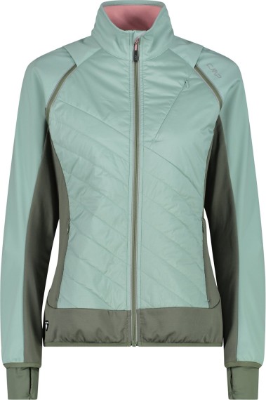 CMP WOMAN JACKET WITH DETACHABLE SLEEVES JADE